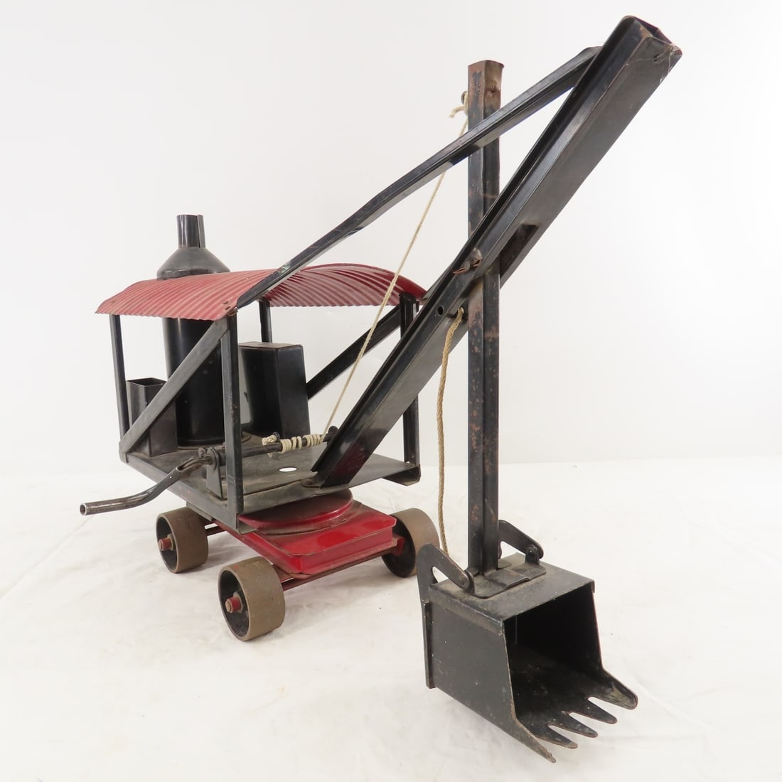 Original 1926 Buddy L Pressed Steel Steam Shovel - 7