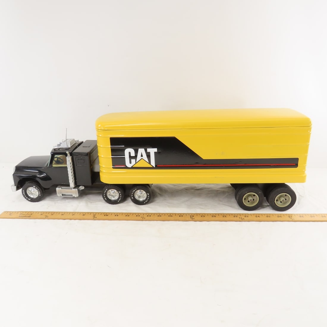 Nylint Truck with Restored MARX CAT Trailer - 2
