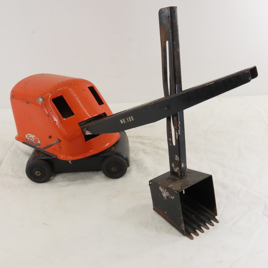 Original Tonka Mound Metalcraft #100 Steam Shovel - 12
