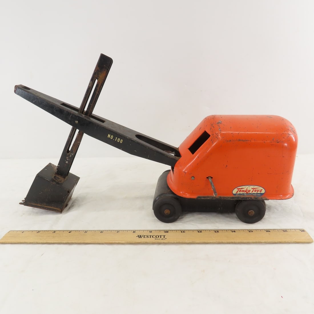 Original Tonka Mound Metalcraft #100 Steam Shovel - 2
