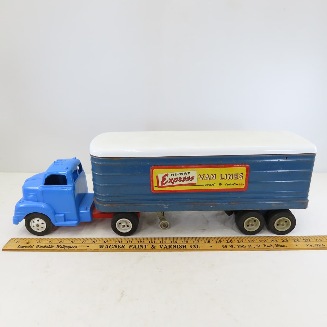 Original MARX Truck & HI-WAY Express Trailer - 2