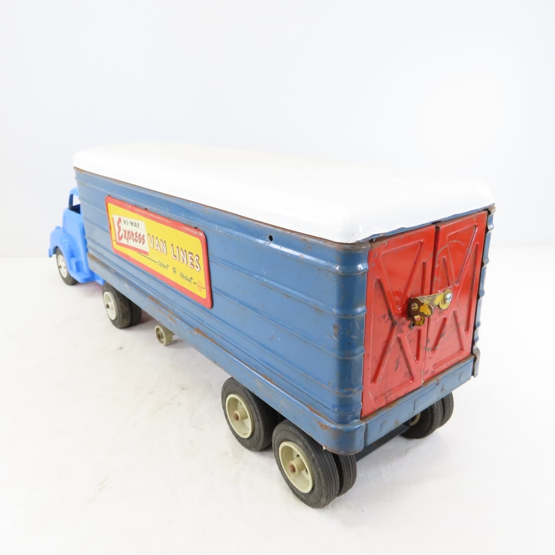 Original MARX Truck & HI-WAY Express Trailer - 3