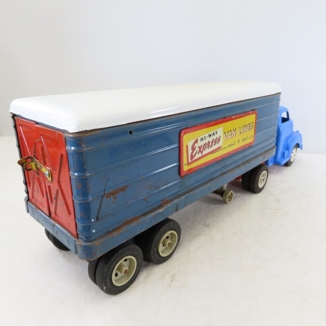 Original MARX Truck & HI-WAY Express Trailer - 5