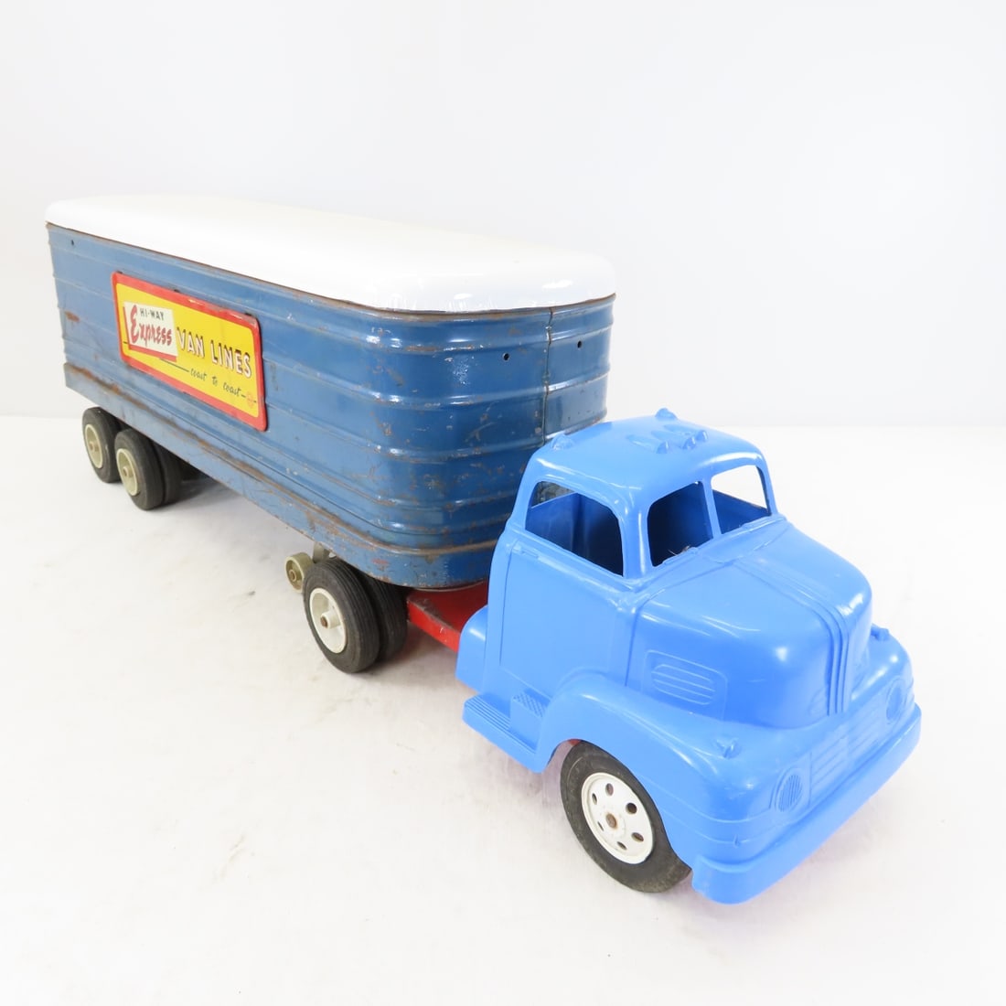Original MARX Truck & HI-WAY Express Trailer - 7