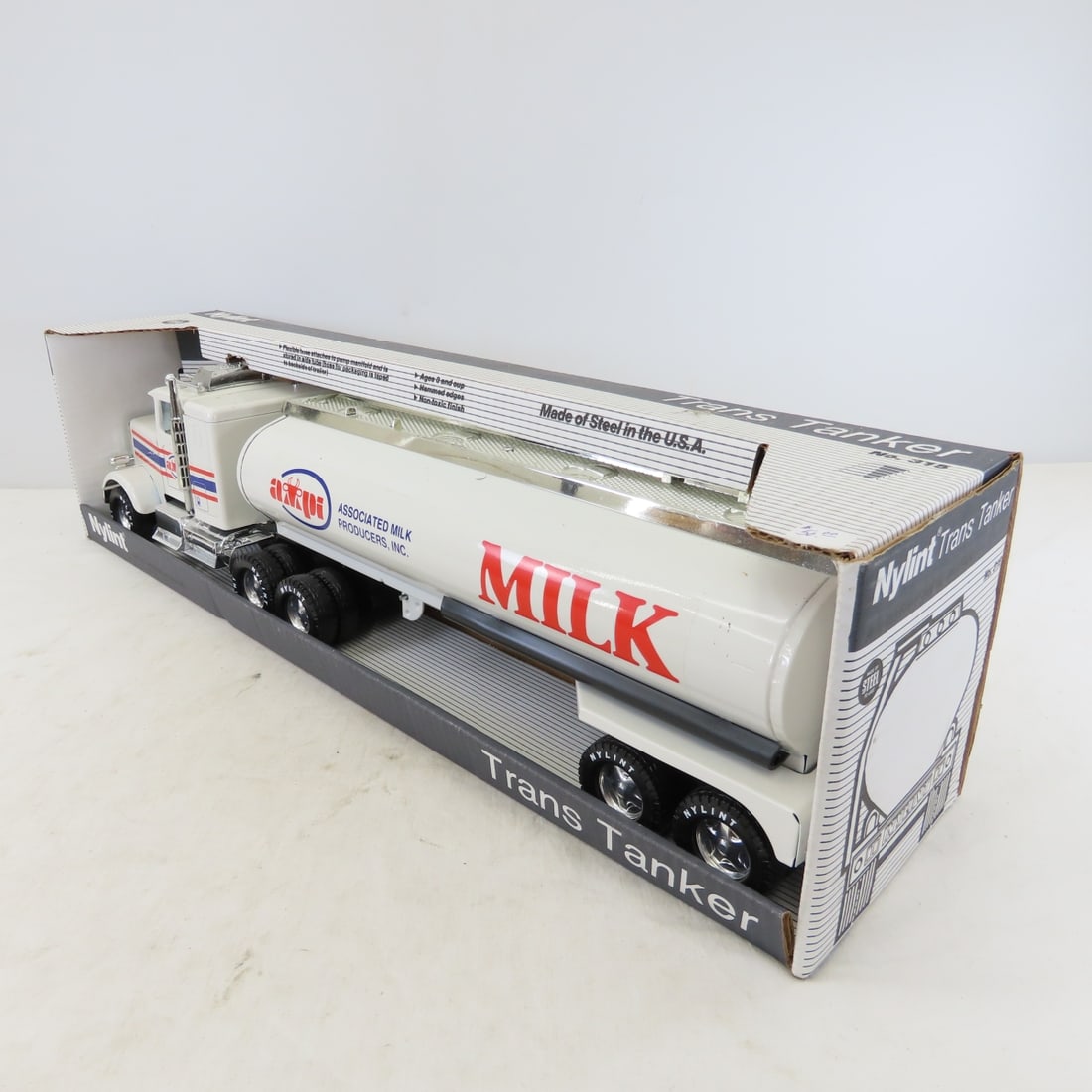 Vintage Nylint AMPI Milk Tanker Truck in Box - 3
