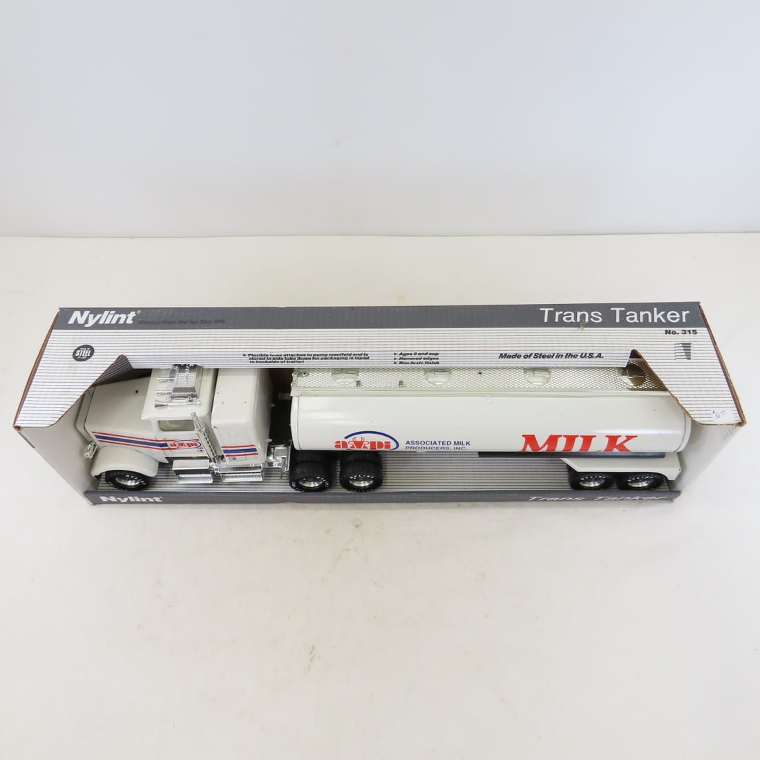 Vintage Nylint AMPI Milk Tanker Truck in Box - 9