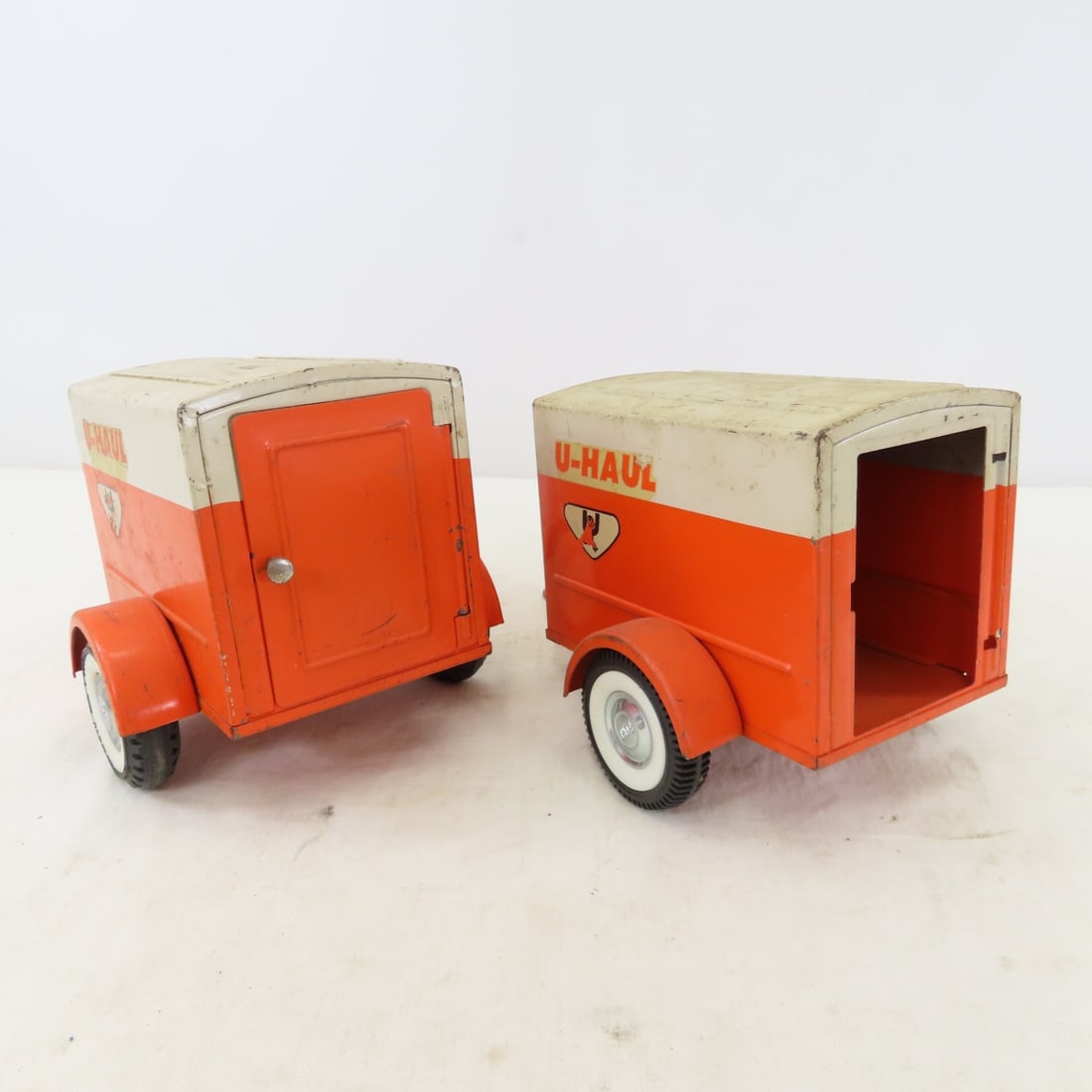 Restored Nylint U-Haul Truck & 4 Original Trailers - 18