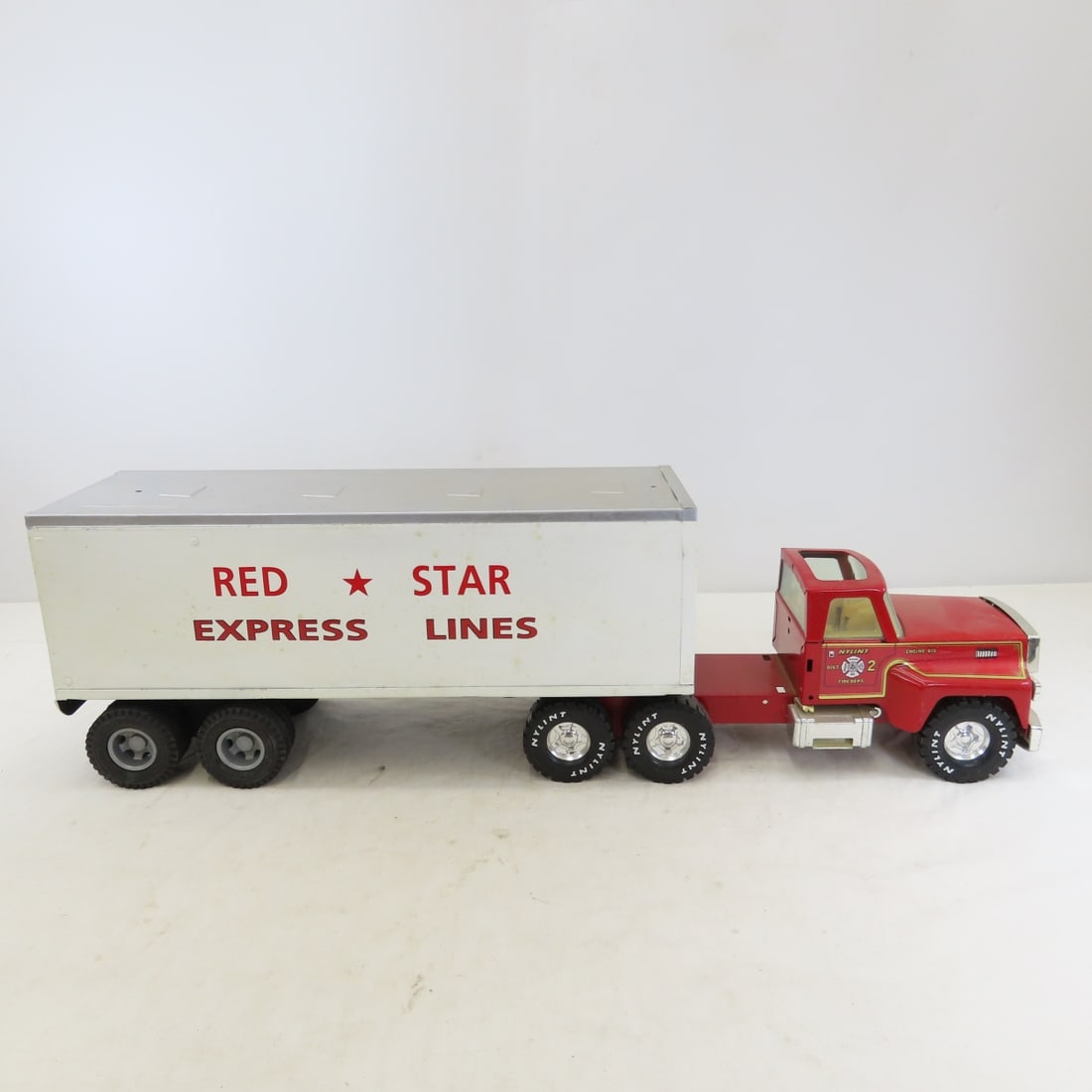 Original Nylint Fire Tractor & Custom Trailer - 6