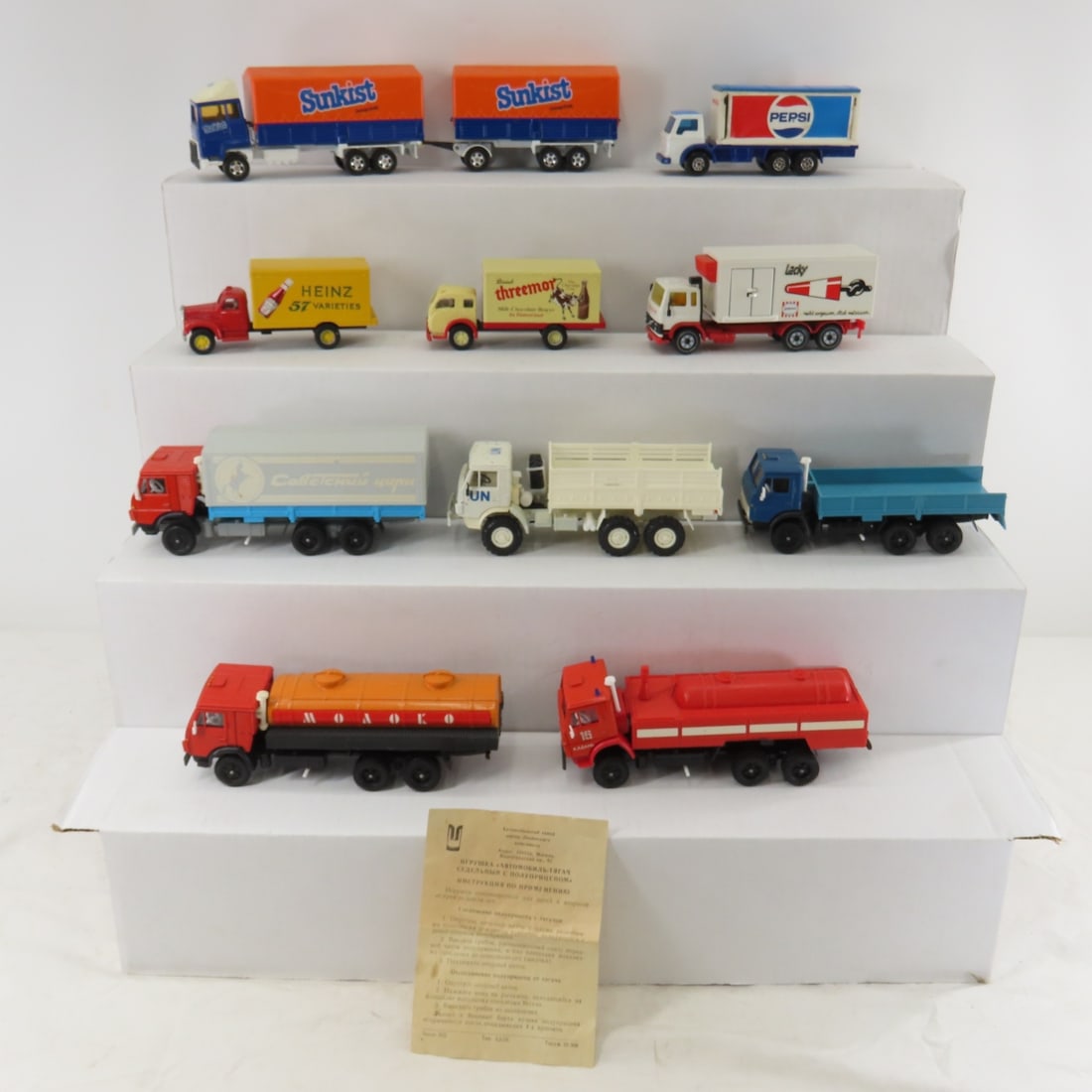 5 USSR & 5 Others Diecast Trucks- largest is 1:45 (1 of 20)