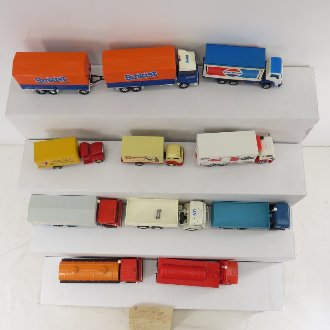 5 USSR & 5 Others Diecast Trucks- largest is 1:45 - 3