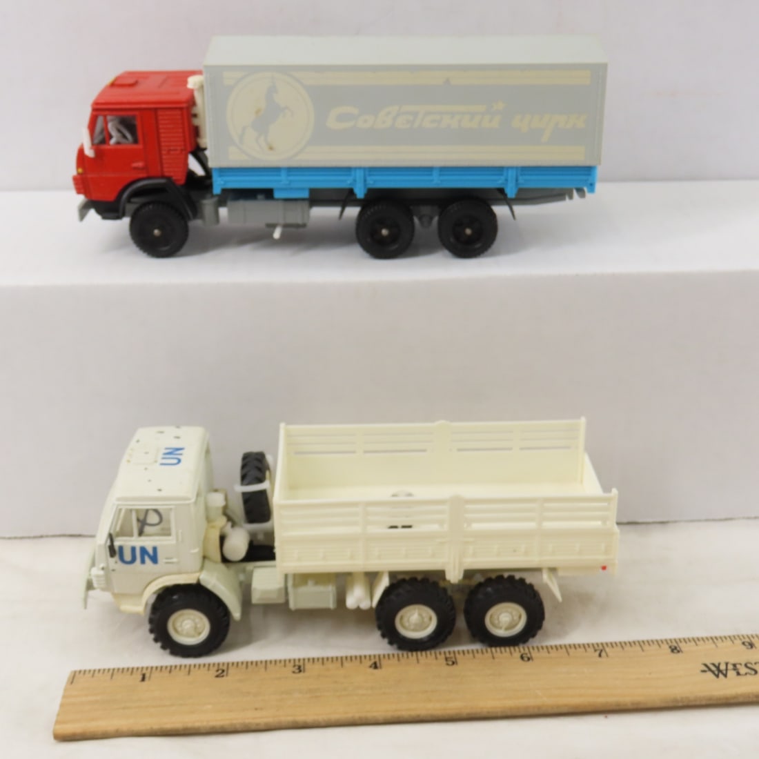 5 USSR & 5 Others Diecast Trucks- largest is 1:45 - 9