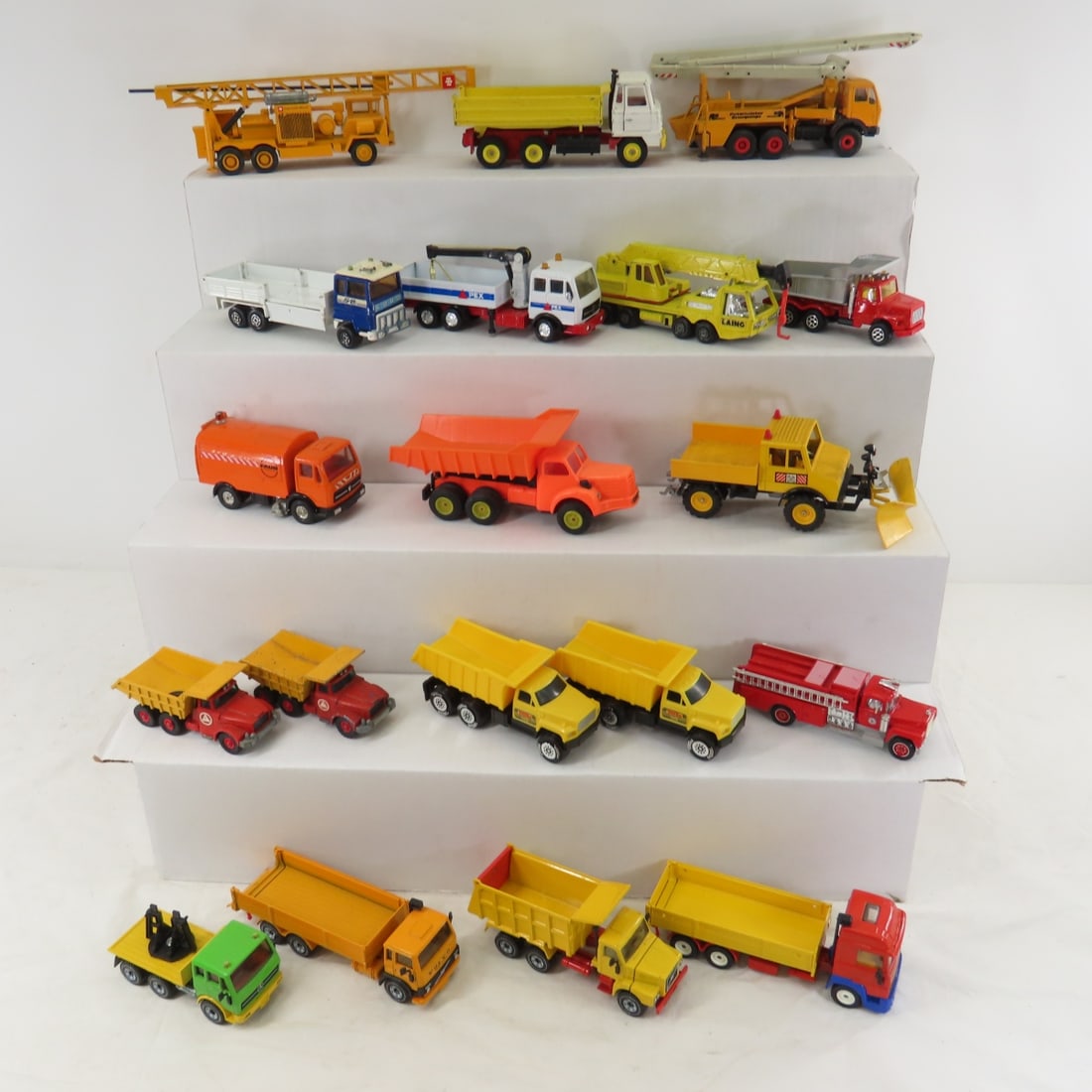 19 Vintage Diecast Utility Vehicles- most are 1:50 - 2