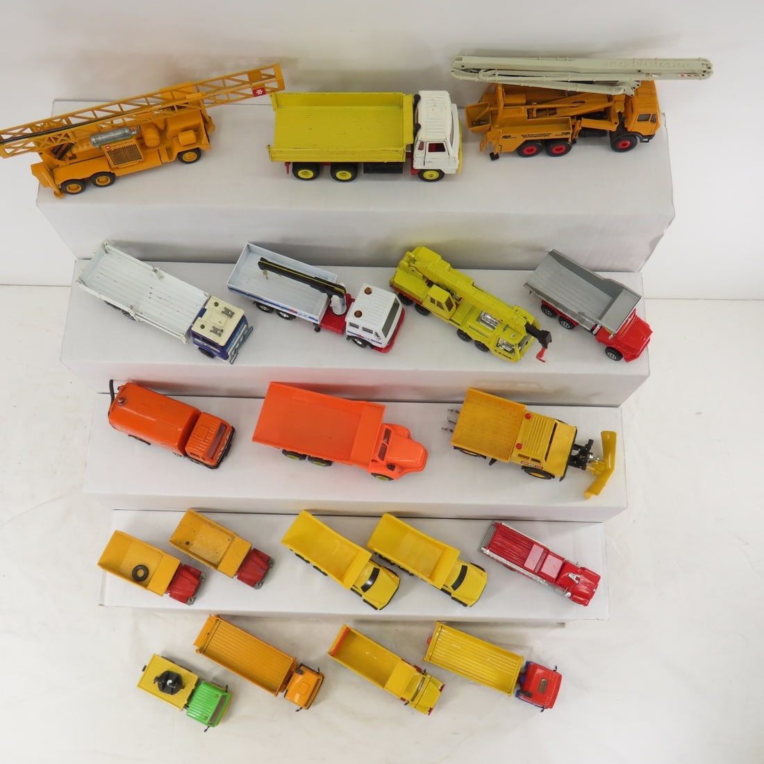 19 Vintage Diecast Utility Vehicles- most are 1:50 - 3