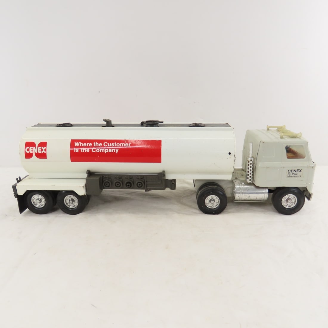 Original ERTL Pressed Steel COE Cenex Tanker Truck - 6