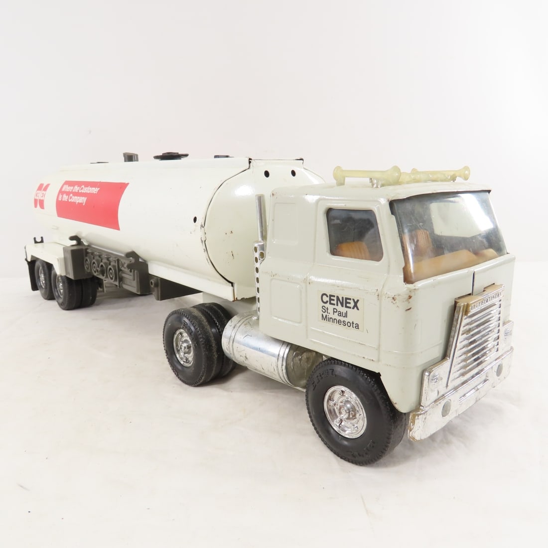 Original ERTL Pressed Steel COE Cenex Tanker Truck - 7