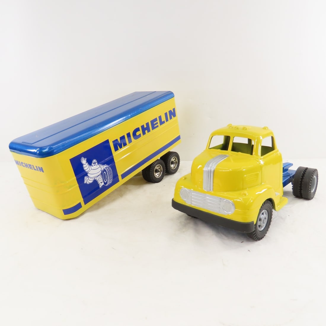 Restored MARX Truck & Custom Michelin Trailer - 11