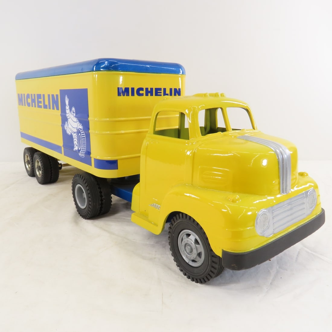 Restored MARX Truck & Custom Michelin Trailer - 7