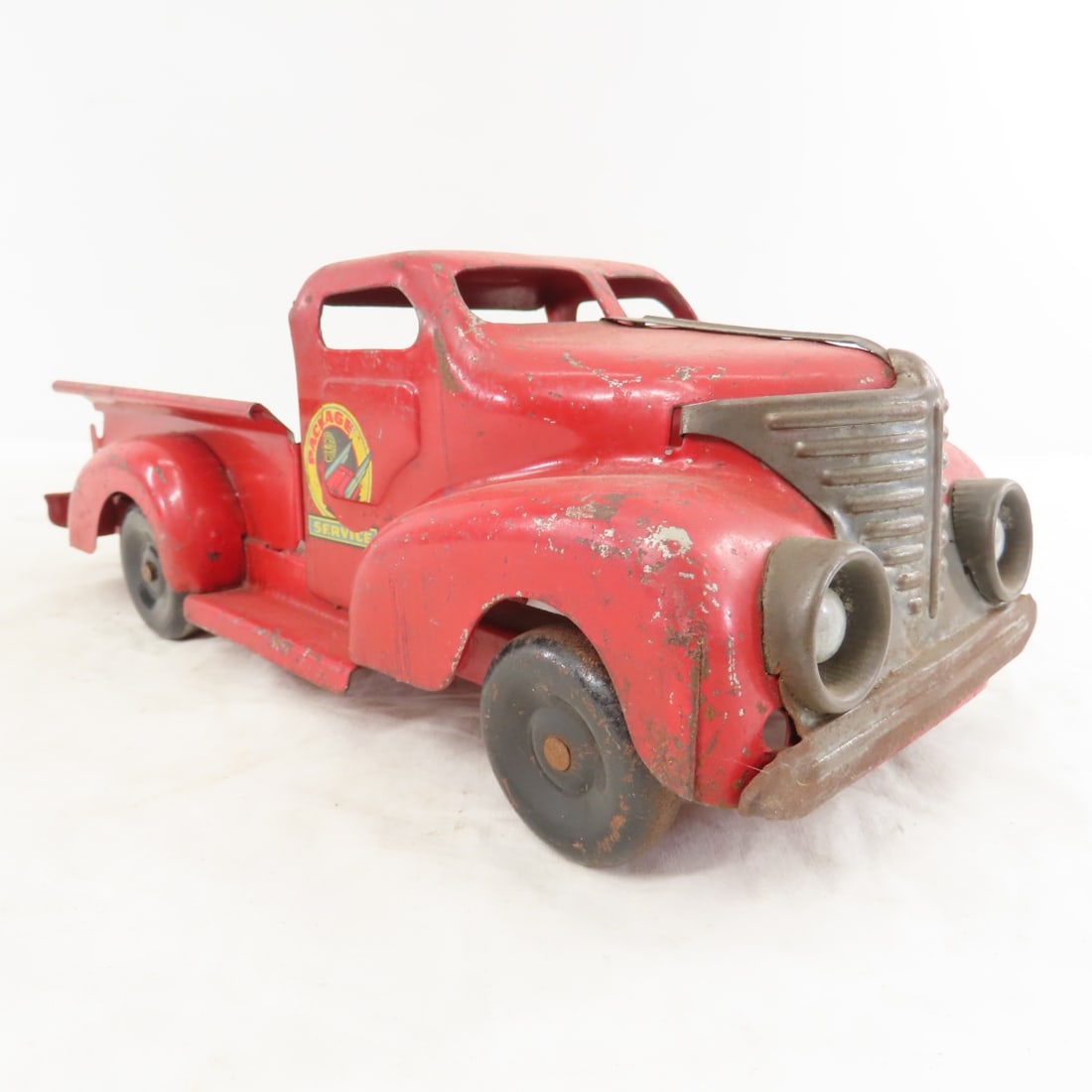 Original MARX Pressed Steel Package Service Truck - 7