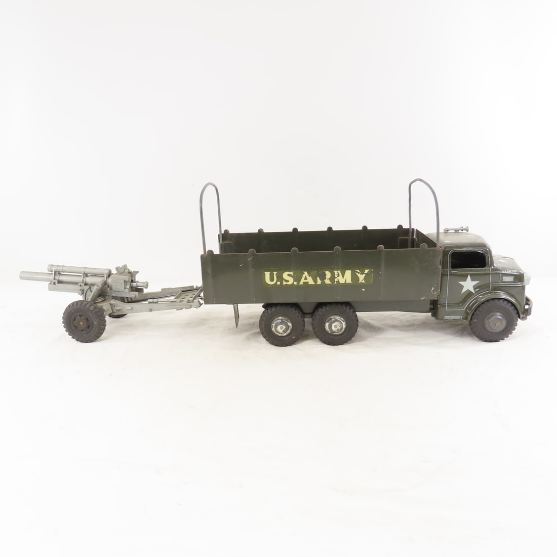 MARX US Army Transport Carrier Truck & Cannon - 6