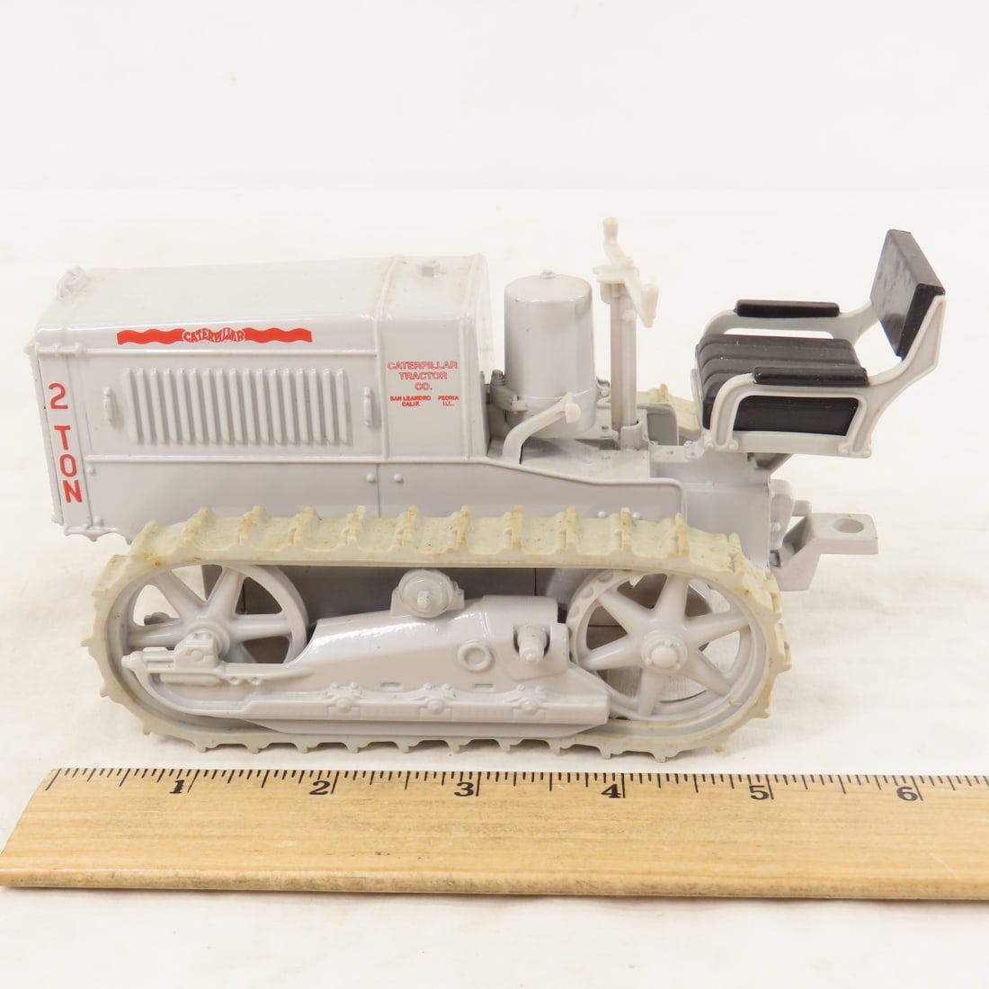 3 Diecast Caterpillar Crawlers, ERTL & Unmarked - 3
