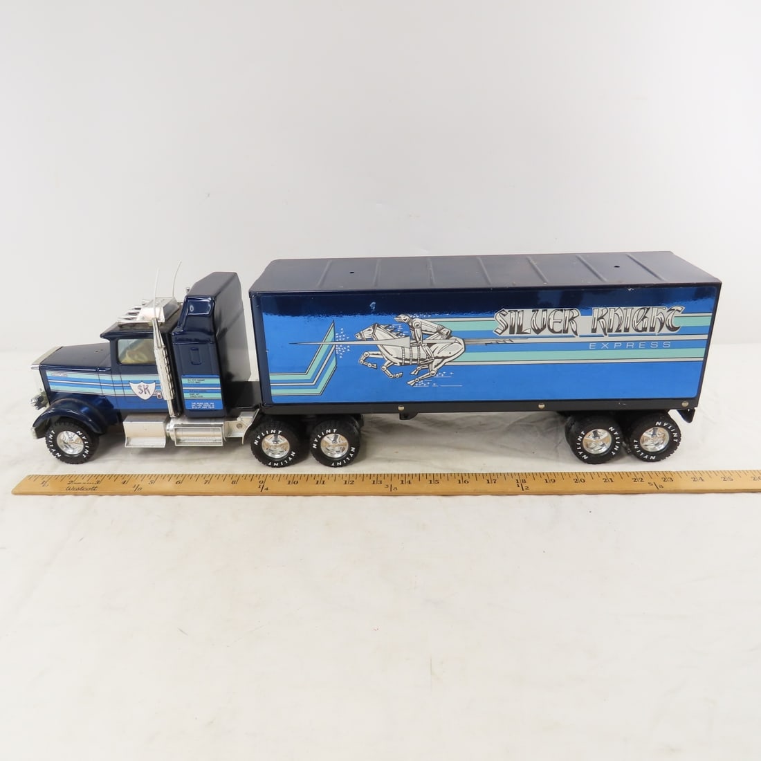 2 Nylint Silver Knight Semi Trucks & Trailers - 3