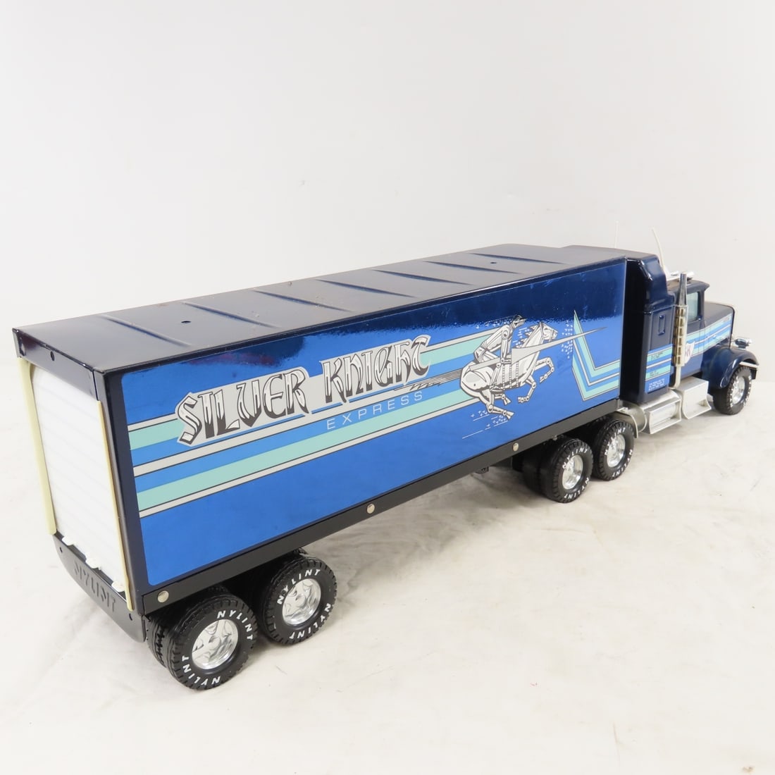 2 Nylint Silver Knight Semi Trucks & Trailers - 6