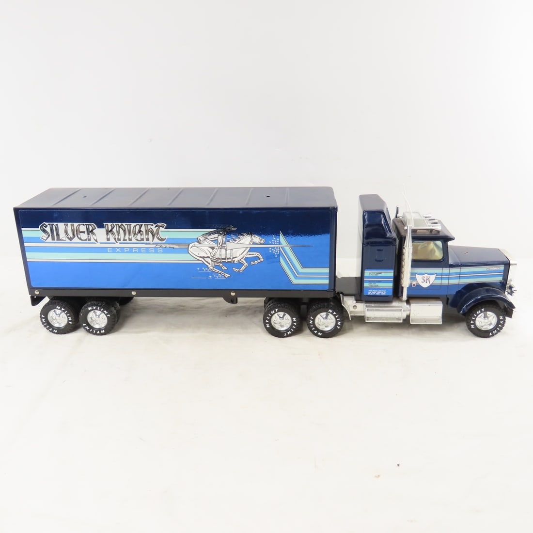 2 Nylint Silver Knight Semi Trucks & Trailers - 7