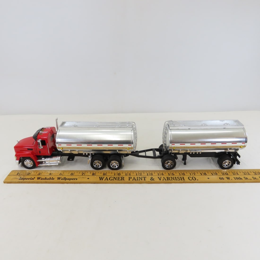 3 1990's New Ray & Jada Tanker Trucks- 2 Doubles - 19