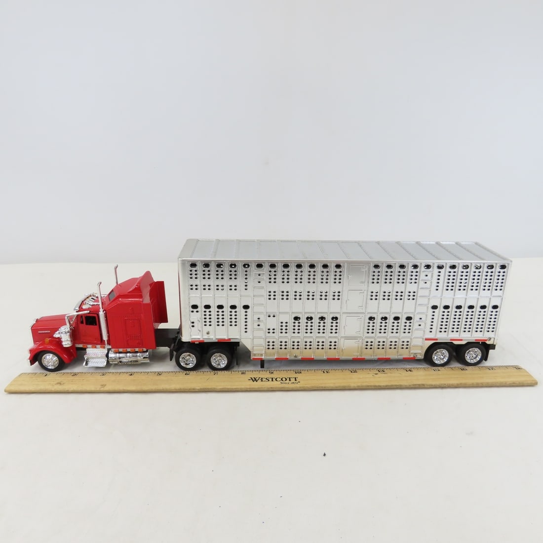 4 1990's New Ray Semi Tractor Trailers - 7