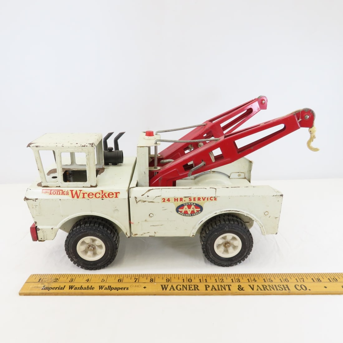 Original 1970 Mighty Tonka Wrecker- Double Boom - 2