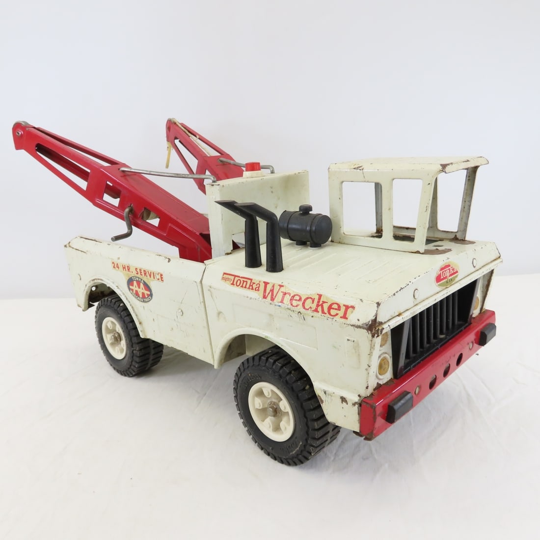 Original 1970 Mighty Tonka Wrecker- Double Boom - 7