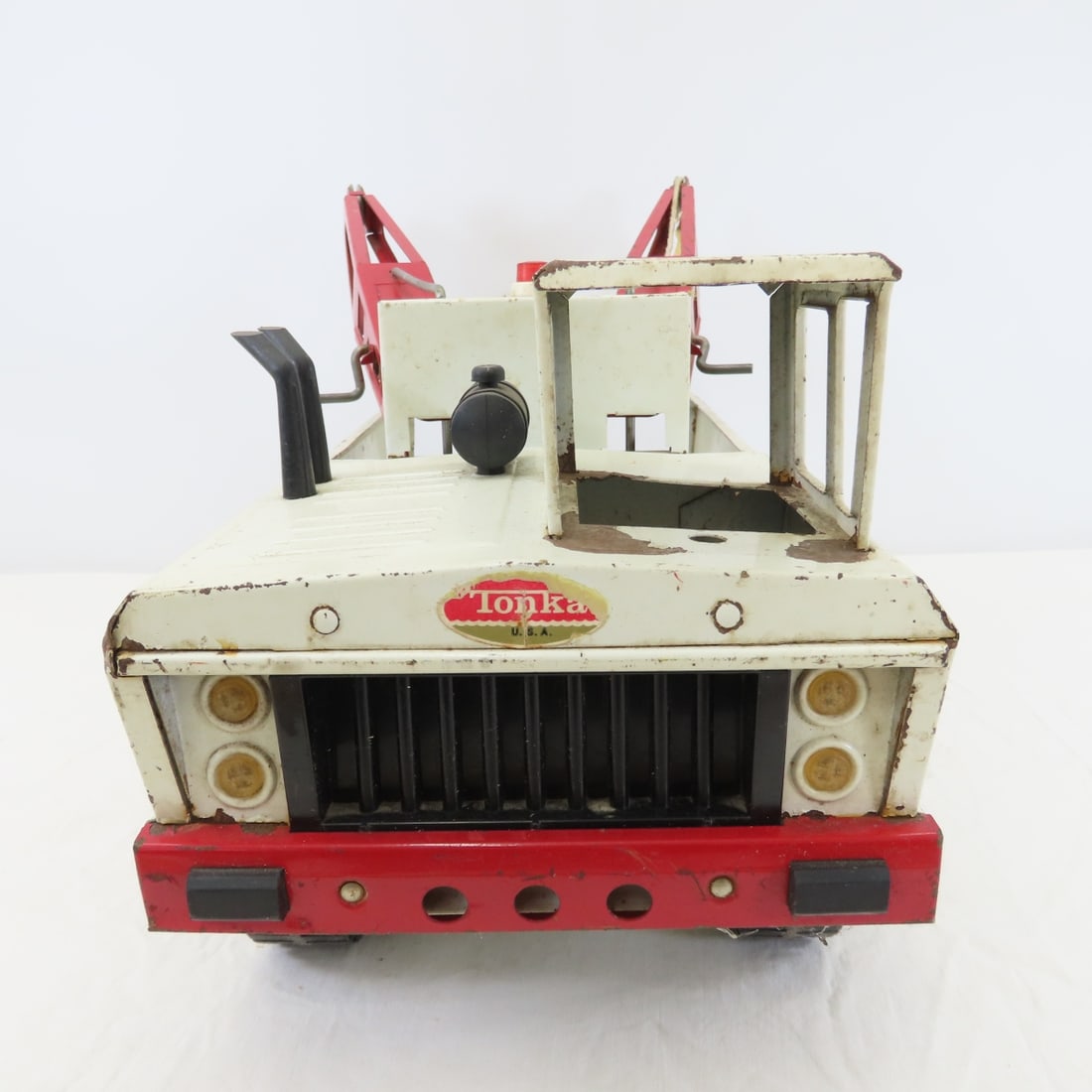 Original 1970 Mighty Tonka Wrecker- Double Boom - 8