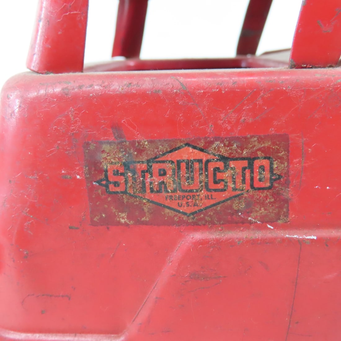 Original Structo Pressed Steel Flat Bed - 11
