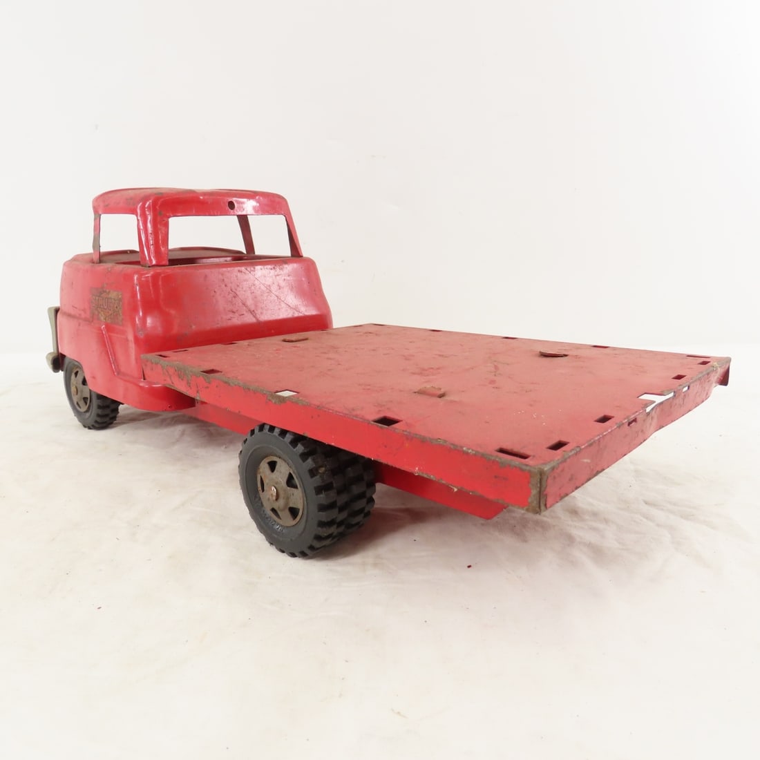 Original Structo Pressed Steel Flat Bed - 3