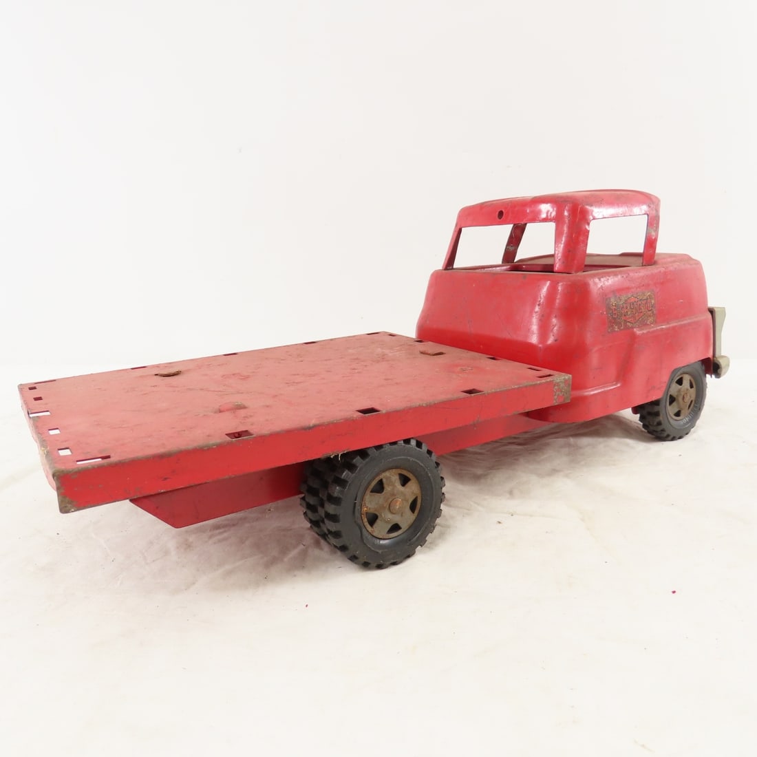 Original Structo Pressed Steel Flat Bed - 5