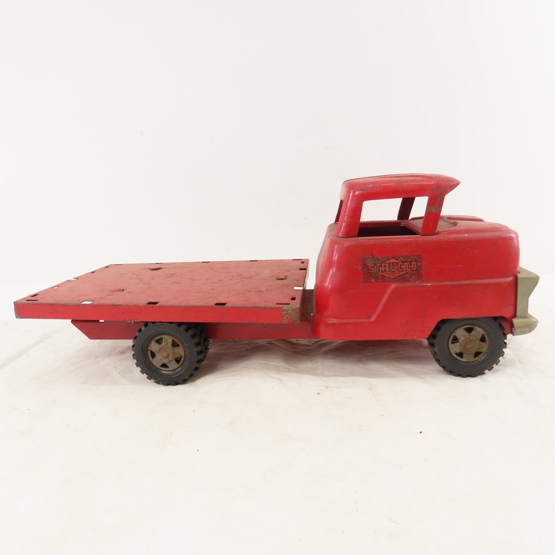 Original Structo Pressed Steel Flat Bed - 6