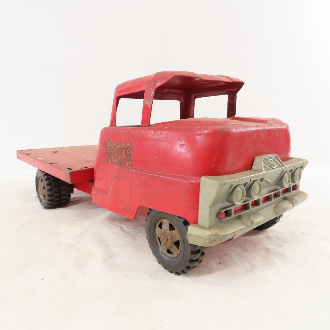 Original Structo Pressed Steel Flat Bed - 7