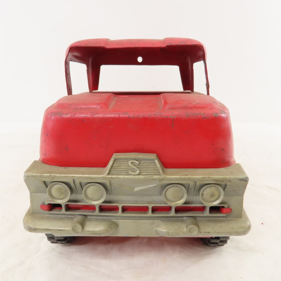 Original Structo Pressed Steel Flat Bed - 8