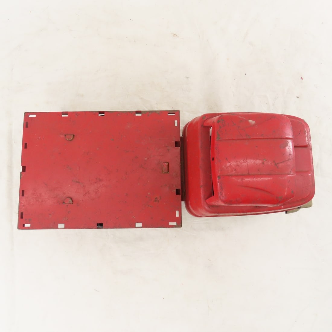 Original Structo Pressed Steel Flat Bed - 9