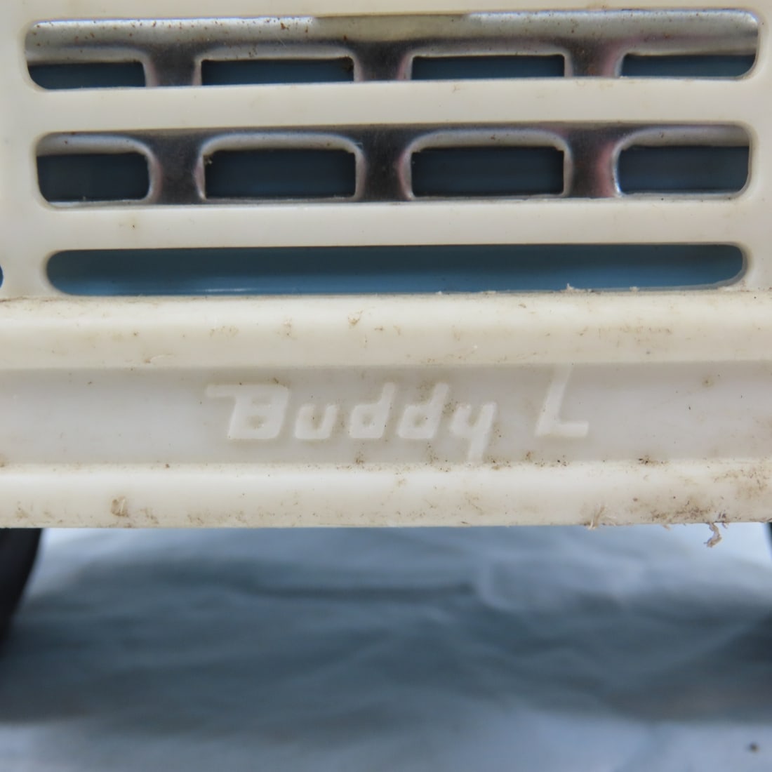 Original Buddy L Blue Pressed Steel Pick Up Truck - 12