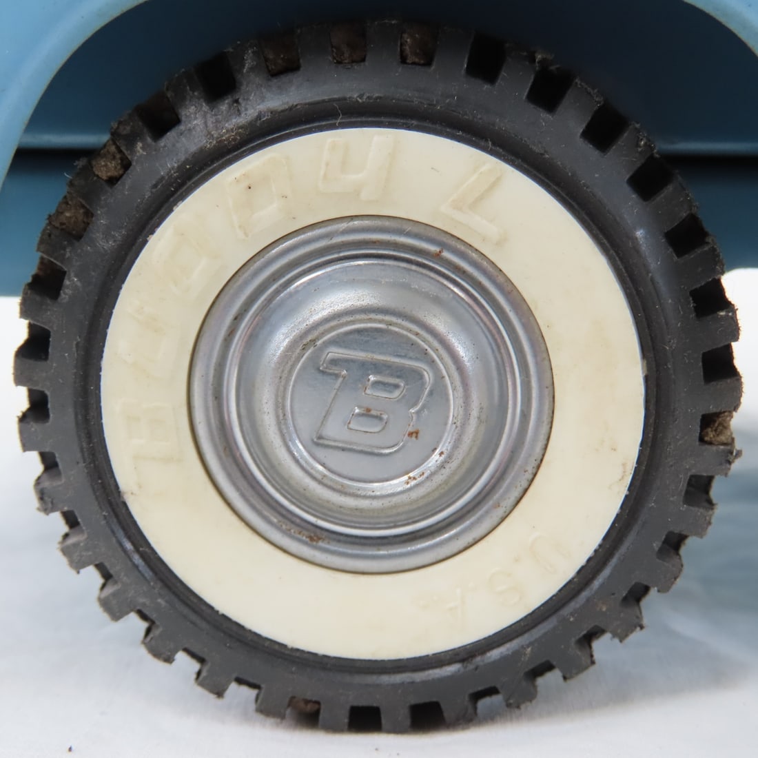 Original Buddy L Blue Pressed Steel Pick Up Truck - 13