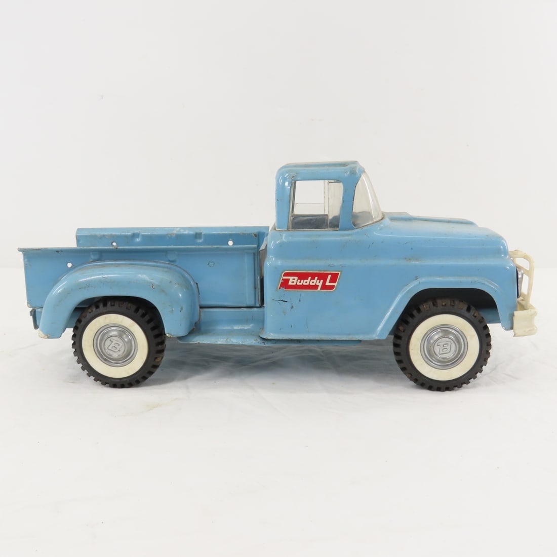 Original Buddy L Blue Pressed Steel Pick Up Truck - 6