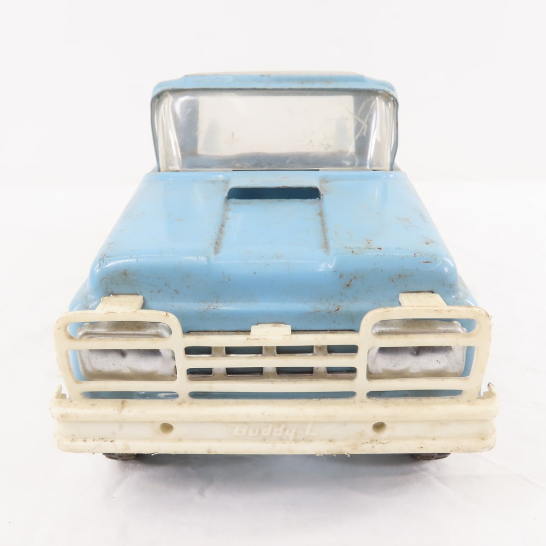 Original Buddy L Blue Pressed Steel Pick Up Truck - 8