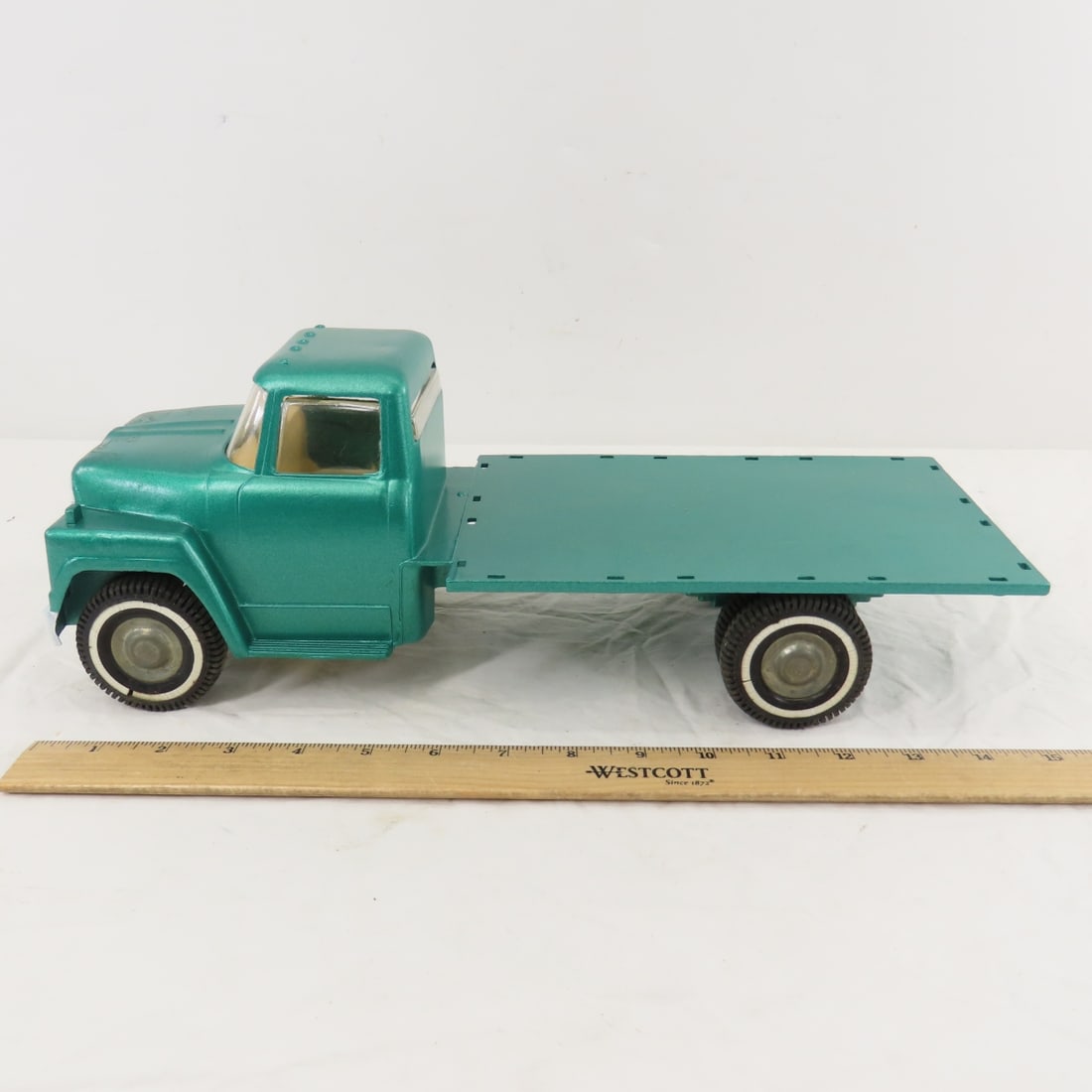 Restored ERTL Pressed Steel Flat Bed Truck - 2