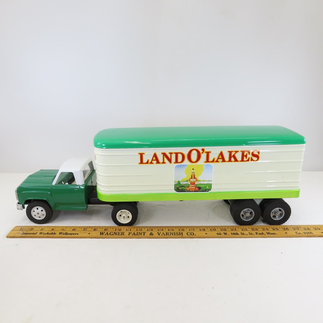 Custom Painted MARX Land O'Lakes Trailer & Truck - 2