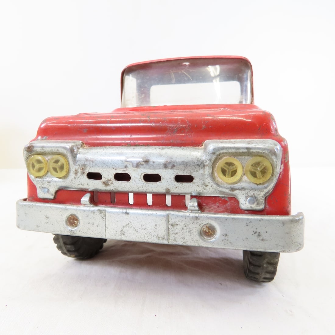 Tonka Toys Restored Car Hauler & #5 Fire Truck Cab - 12