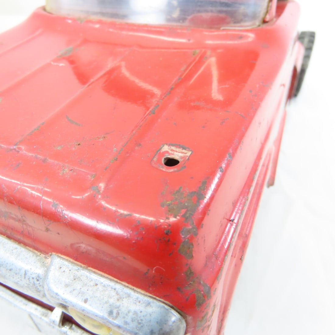Tonka Toys Restored Car Hauler & #5 Fire Truck Cab - 13