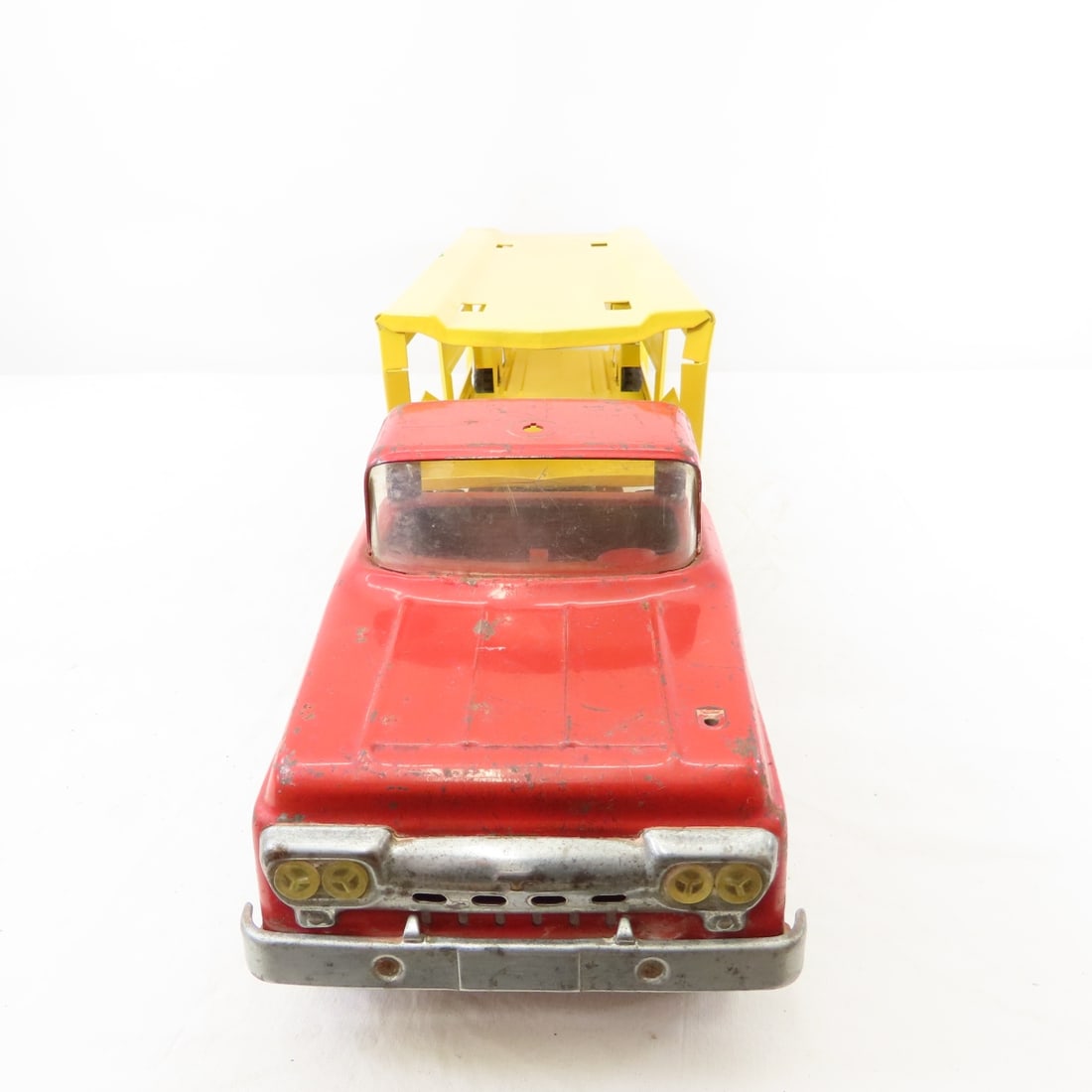 Tonka Toys Restored Car Hauler & #5 Fire Truck Cab - 8