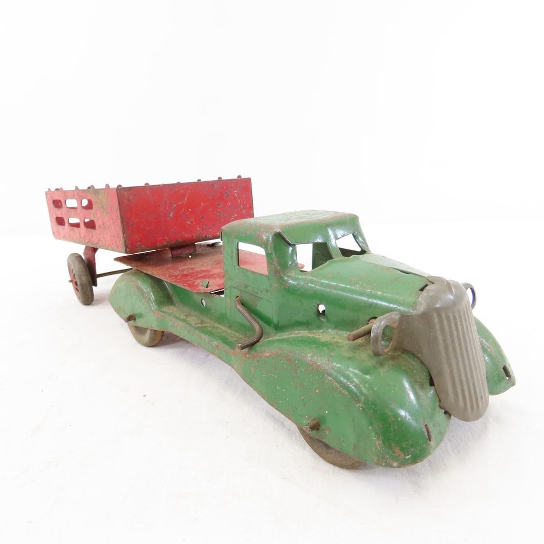 Vintage Wyandotte Truck with Small Trailer - 7