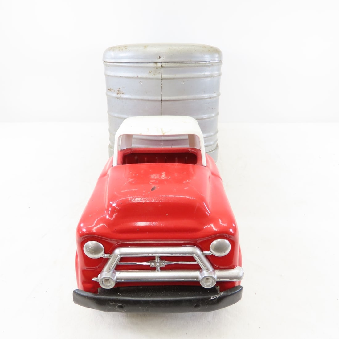 Custom Painted Buddy L Truck & MARX Sears Trailer - 8